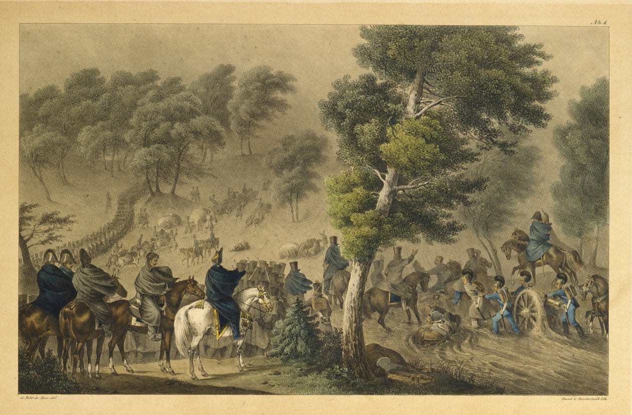 بين Kirgaliczky و Suderva ، 30 يونيو 1812 ، 1820s بواسطة كريستيان فيلهلم فون فابر دو فاور