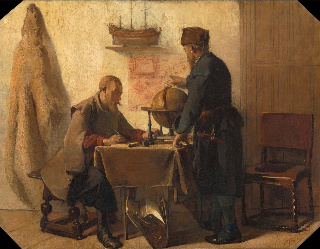 Heemskerck and Barends ، يذهب الثاني منهم إلى مخطط الشمال بواسطة كريستوفيل بيسشوب