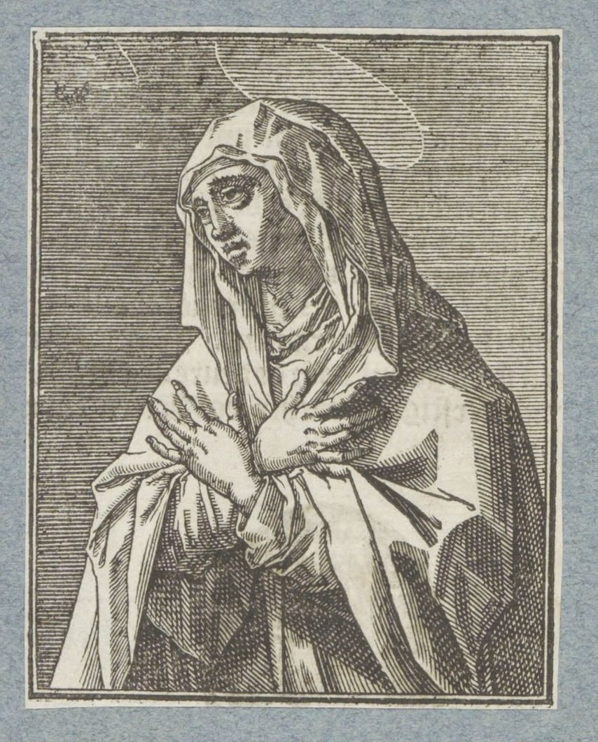 مريم الحزينة المسيح ومريم والرسل الاثنا عشر (عنوان السلسلة) بواسطة كريستوفل فان سيكيم (الثاني)