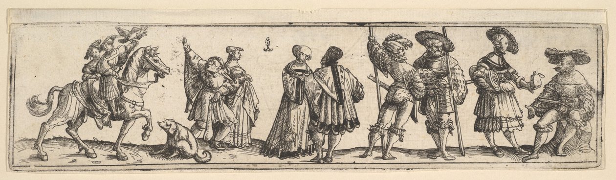 Lansquenets والسيدات ، 1531. بواسطة كريستوف بوكستورفر