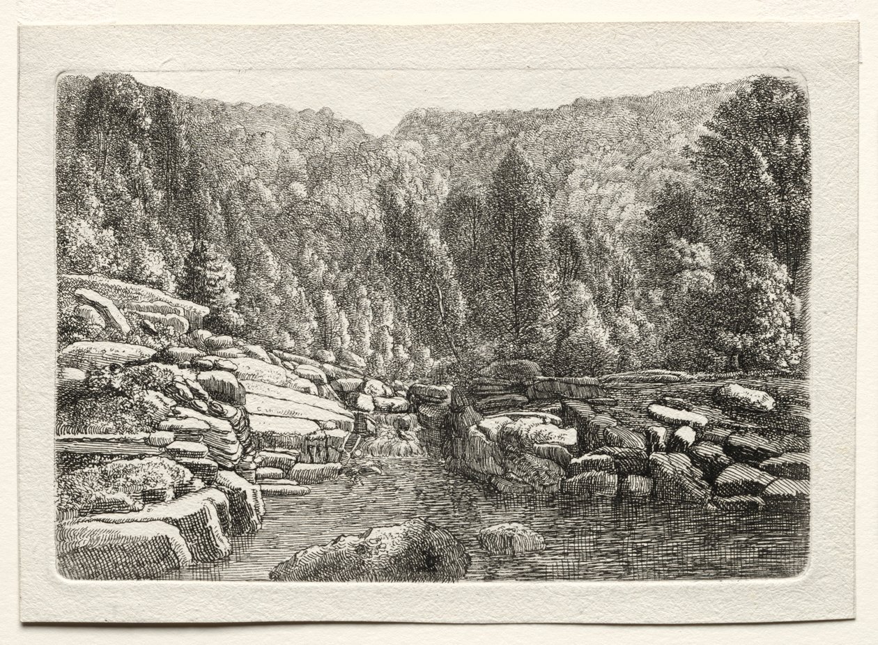المياه في الجبال ، ج. 1790-1800. بواسطة كريستوف ناث