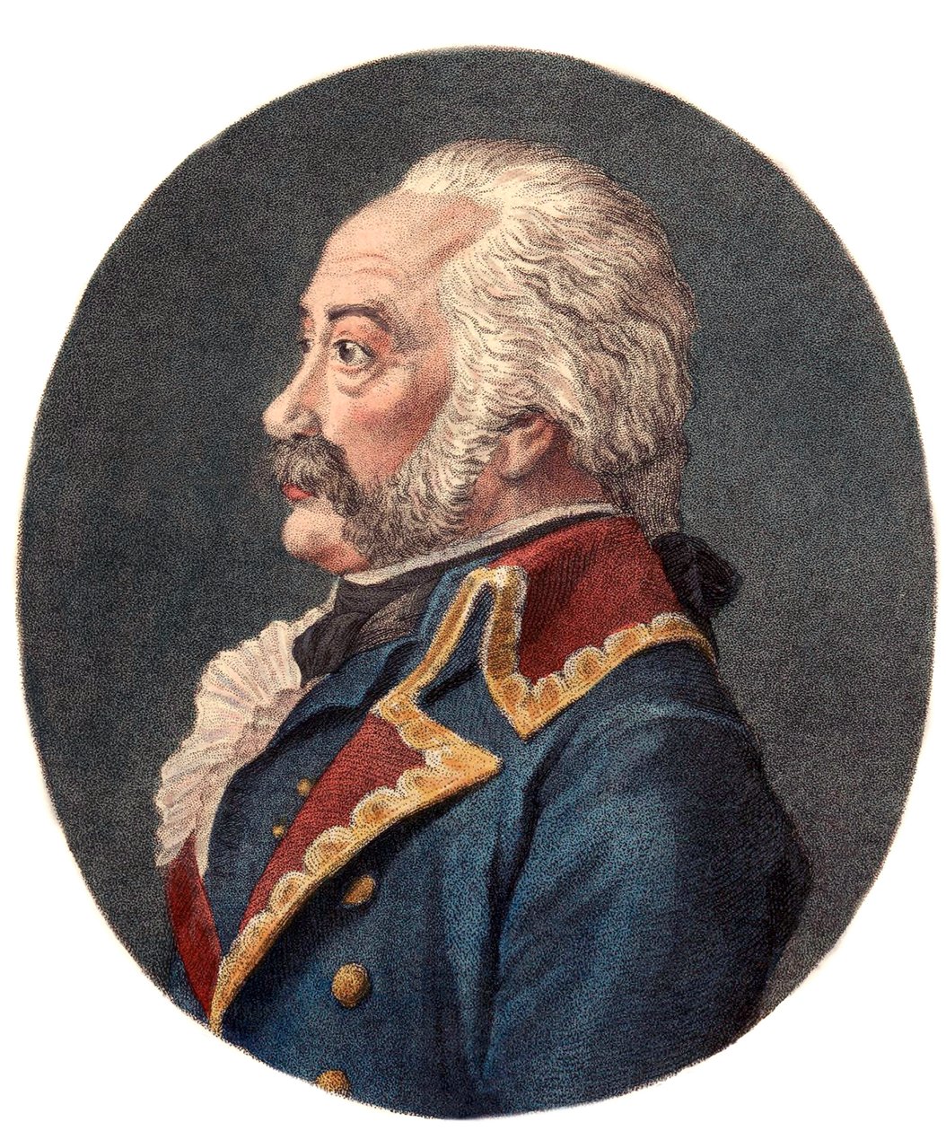 صورة لآدم فيليب ، إيرل كوستين (1740 - 1793) ، فرانسيه عام. بواسطة كريستوف غيران