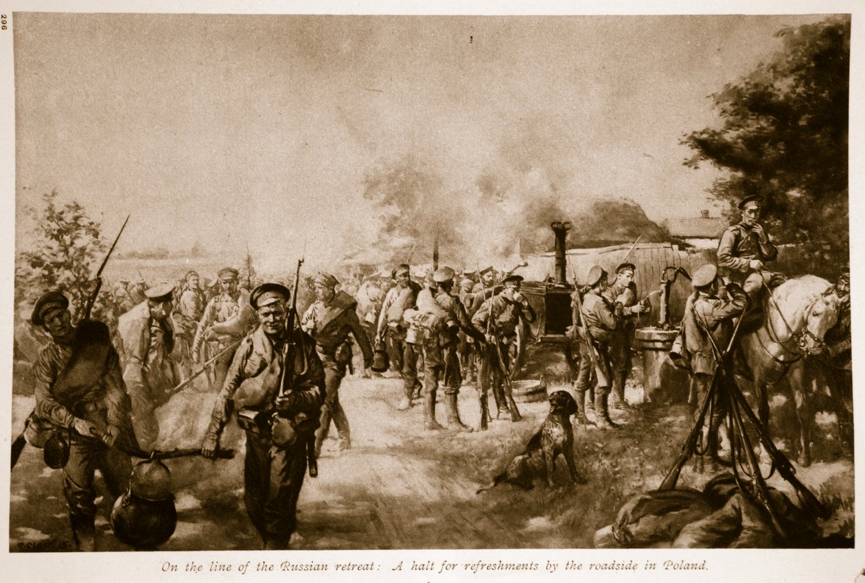 على خط التراجع الروسي: وقف المرطبات على جانب الطريق في بولندا ، 1914-1919 بواسطة كريستوفر كلارك
