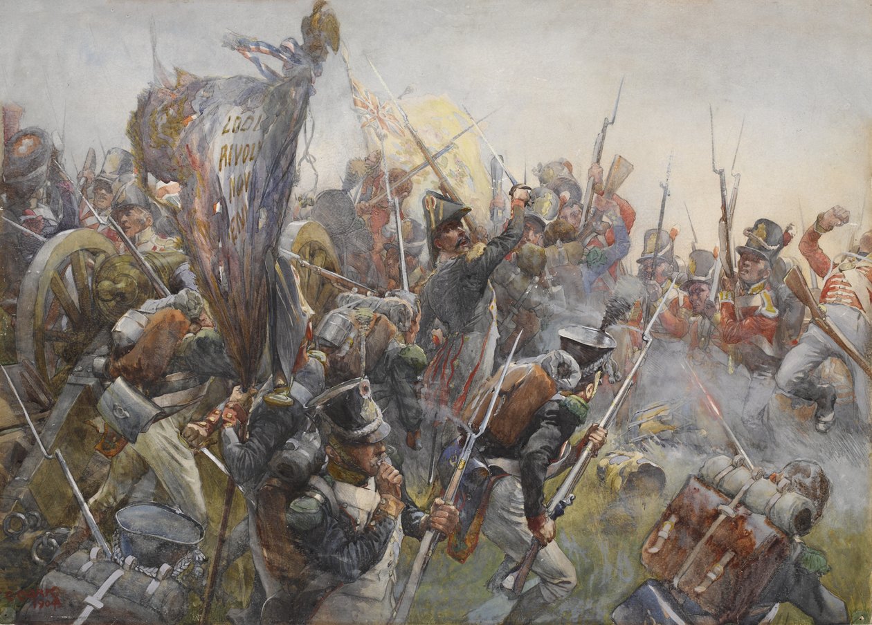القدم 88 في معركة سالامانكا ، 1812 ، 1904 بواسطة كريستوفر كلارك