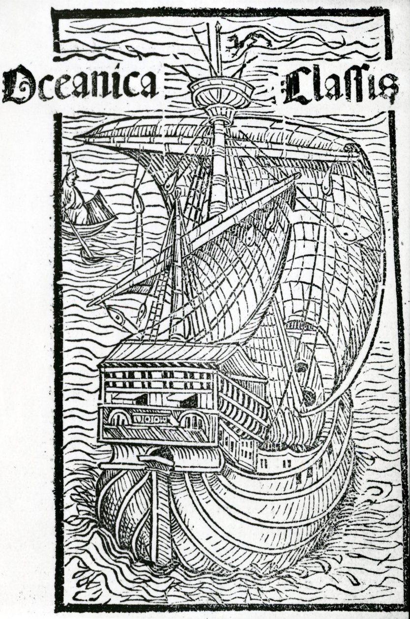 رسم سانتا ماريا ، 1493 بواسطة كريستوفر كولومبوس