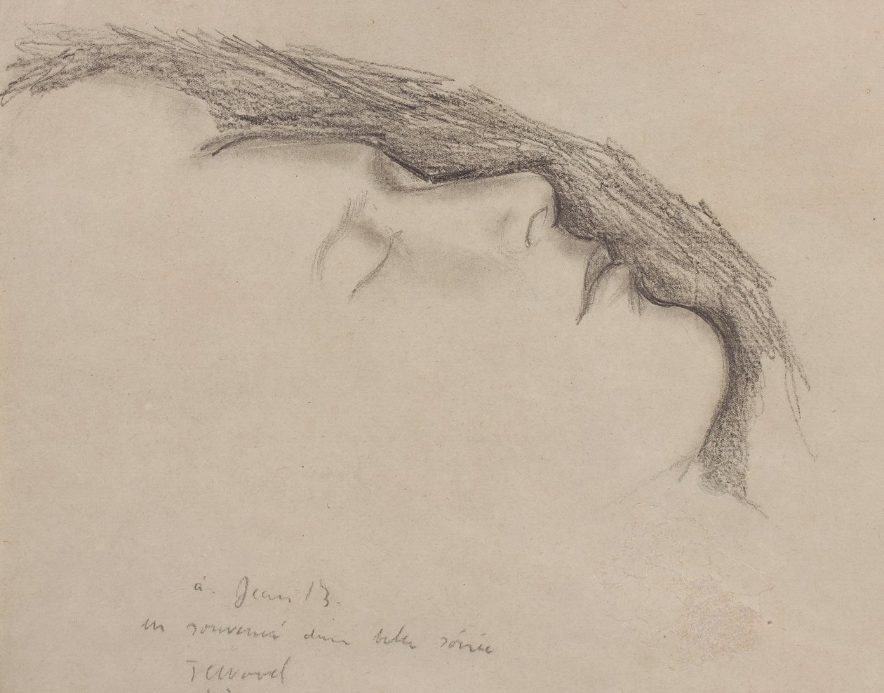 L&39;Enfant Terrible: Jean Bourgoint asleep ، c.1926 بواسطة كريستوفر وود