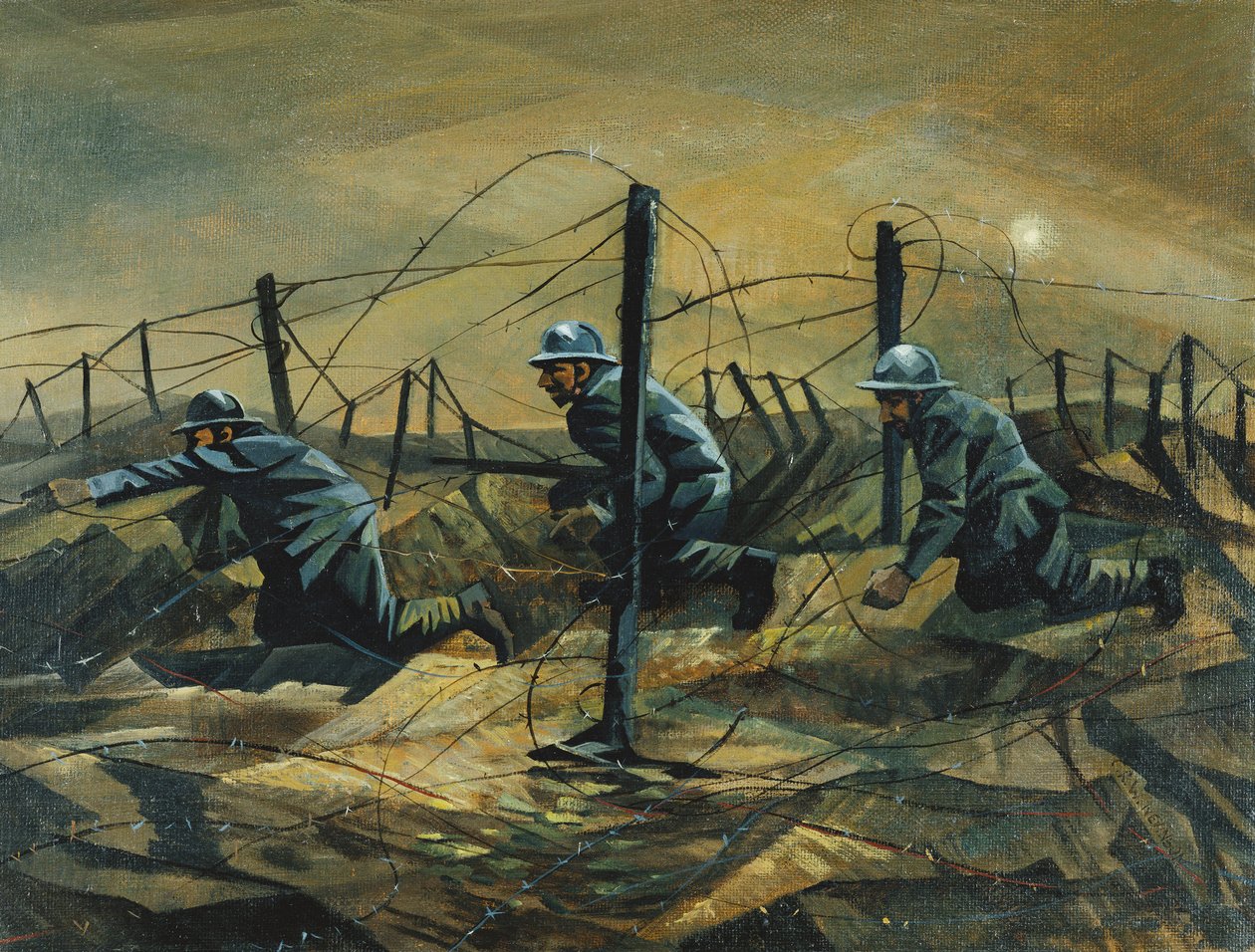 في الخنادق 1917 بواسطة كريستوفر ريتشارد وين نيفنسون
