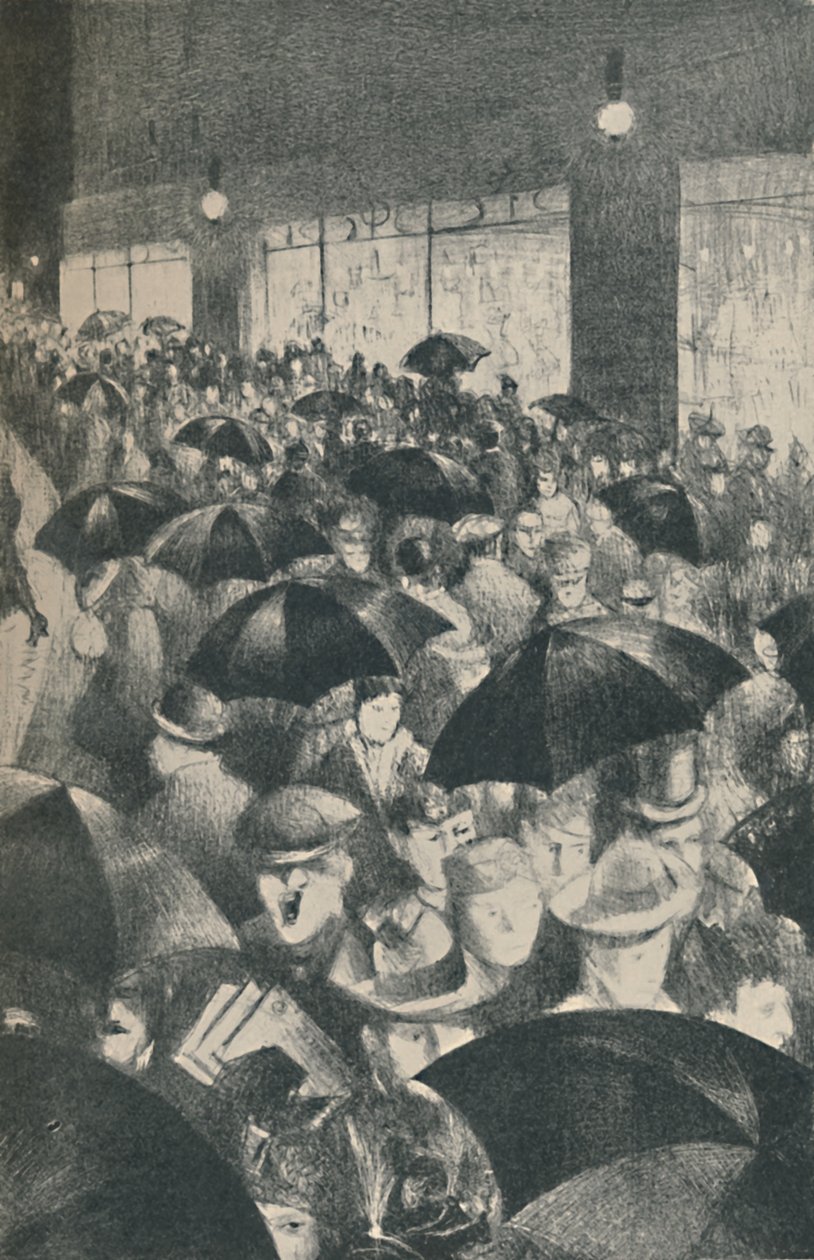المساء الرطب ، شارع أكسفورد ، 1919 بواسطة كريستوفر ريتشارد وين نيفنسون