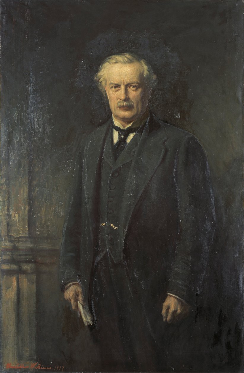 ديفيد لويد جورج 1863-1945 ، 1917. بواسطة كريستوفر ويليامز