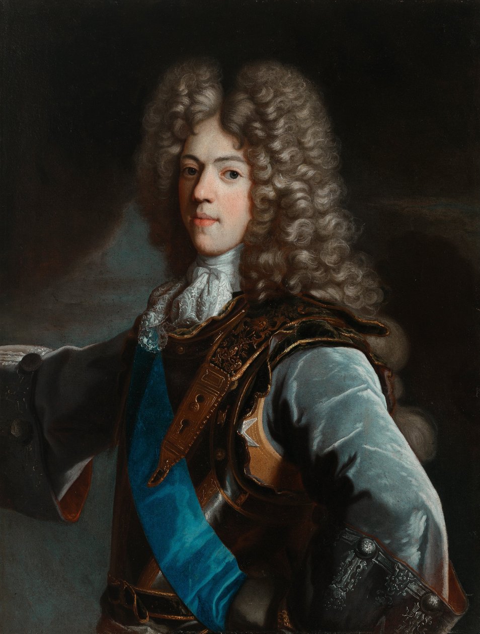 صورة كونستنتي واديسلاف سوبيسكي (1680-1726) بواسطة دائرة Hyacinthe Rigaud
