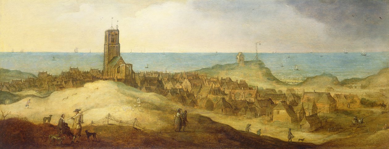 وجهة نظر دير Egmond بواسطة Claes Jacobsz van der Heck