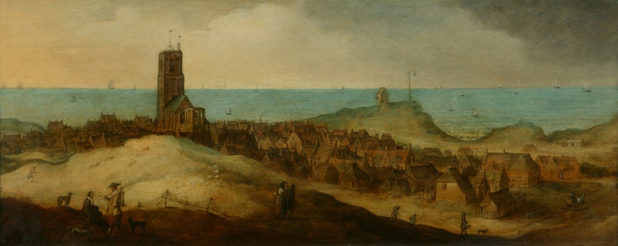 Egmond aan Zee (زيت على لوح) بواسطة كلايس جاكوبس. فان دير هيك