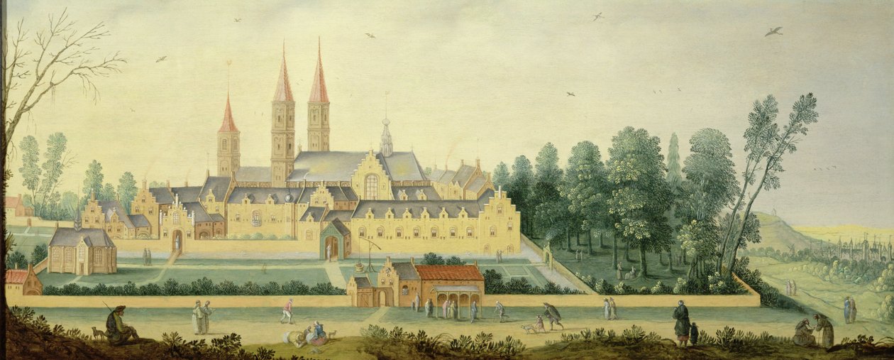 شاتو ودير إجموند بواسطة Claes Jacobsz van der Heck