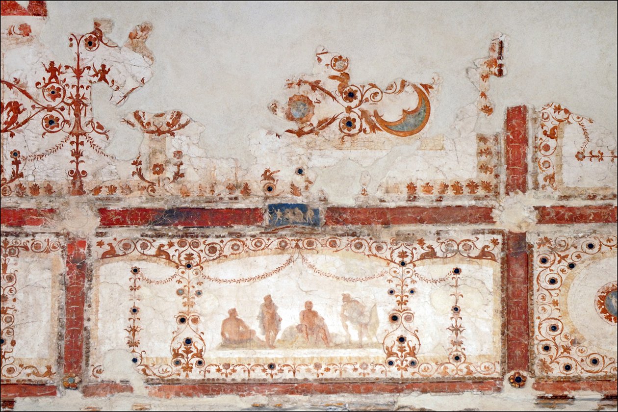 تفاصيل الزخرفة في Domus Aurea في روما ، 64-68 AC بواسطة الآثار الكلاسيكية