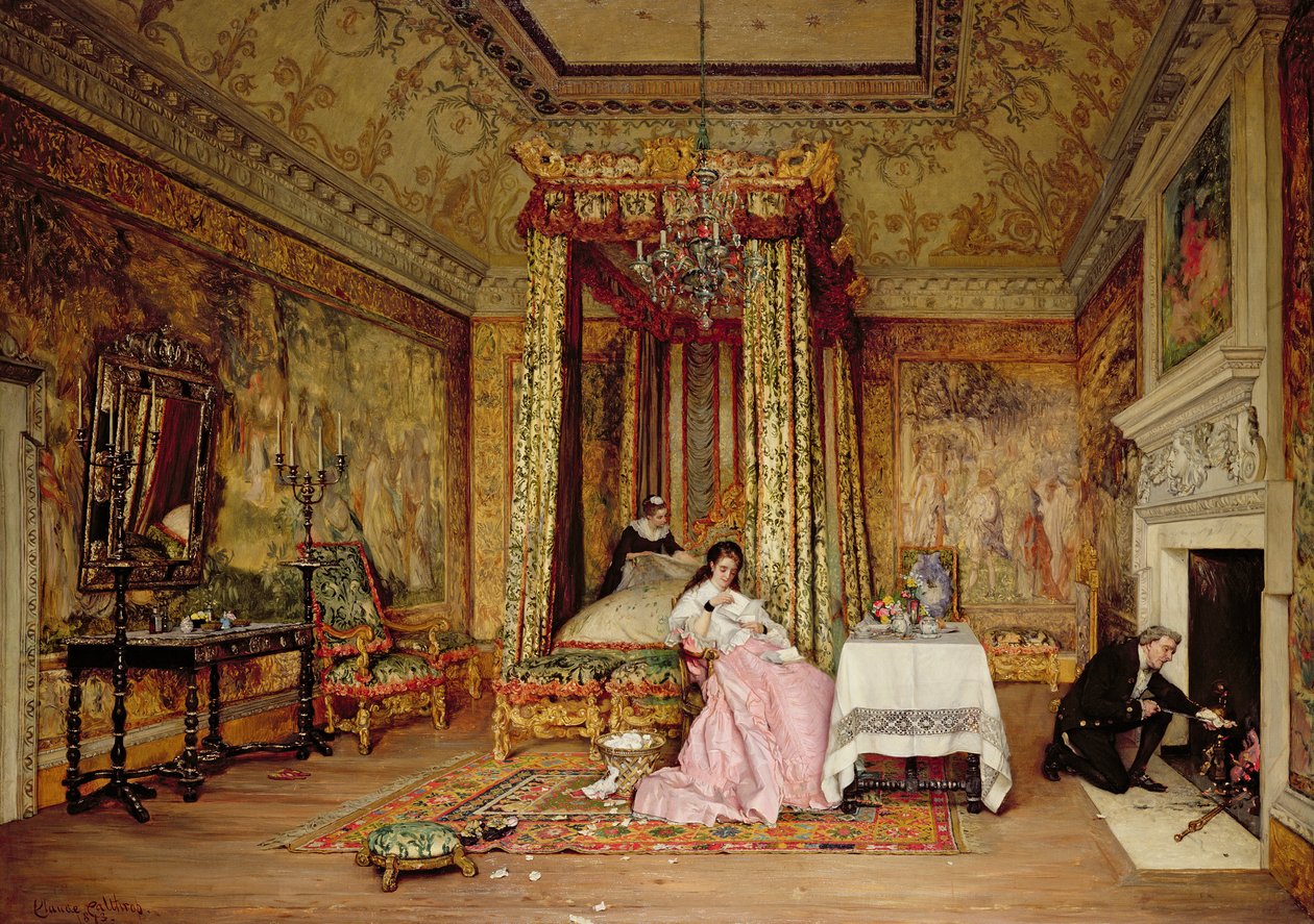 رسائل قديمة - مشهد في Knole ، 1873 بواسطة كلود أندرو كالثروب