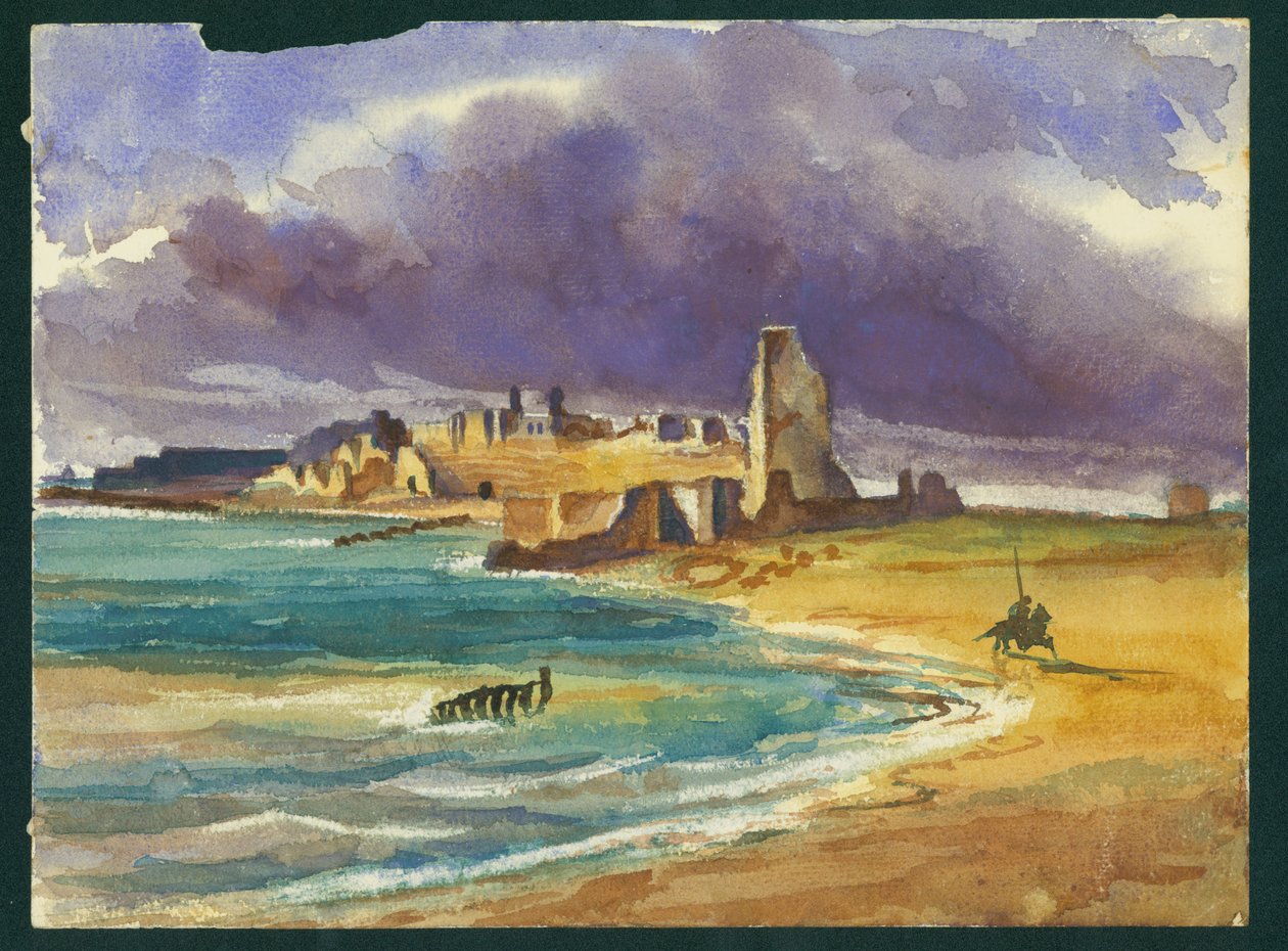 Athlit (مرحاض وقلم رصاص على ورق) بواسطة كلود كوندر