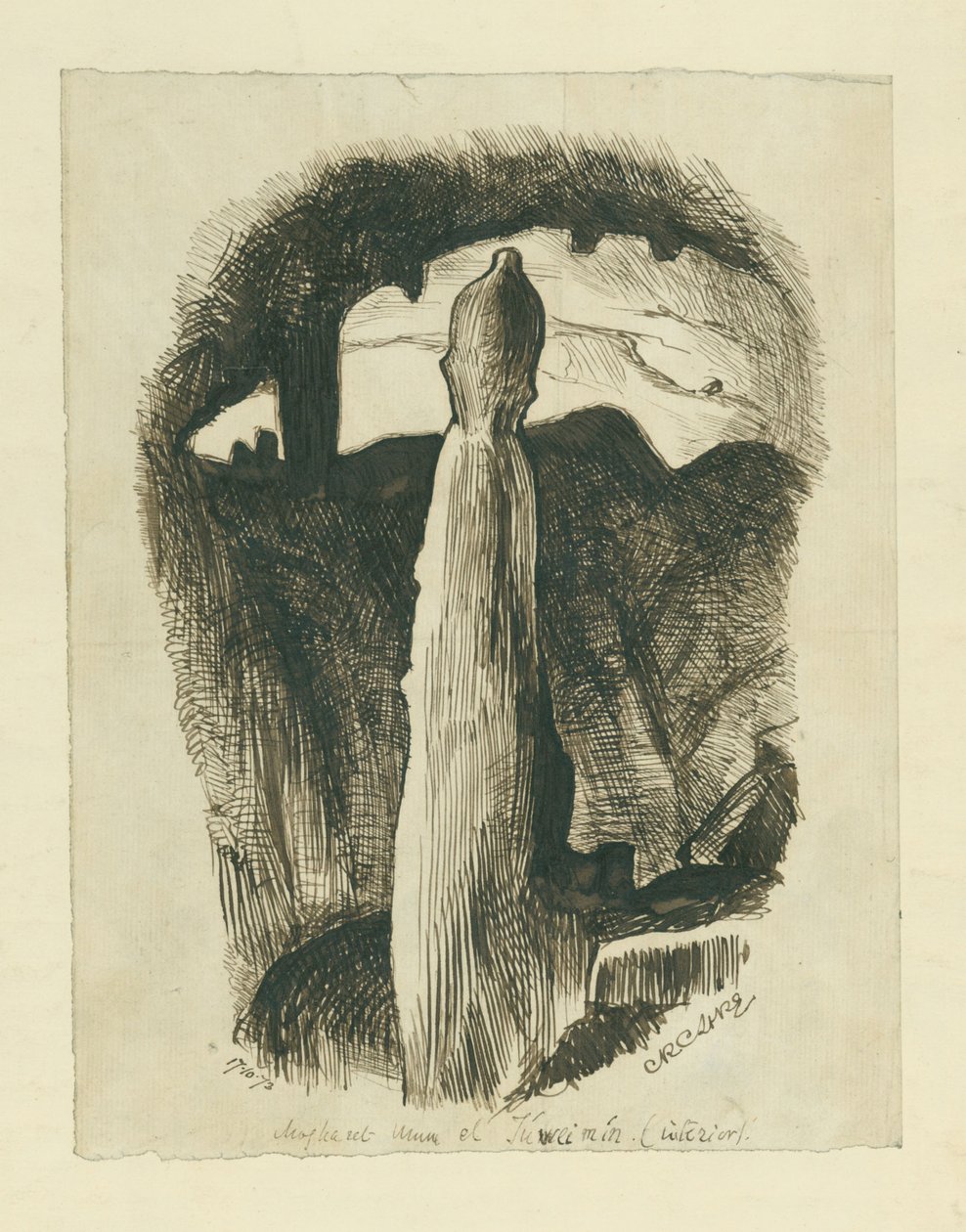 Mogharet Umm el Juweimin, 1873  بواسطة كلود كوندر