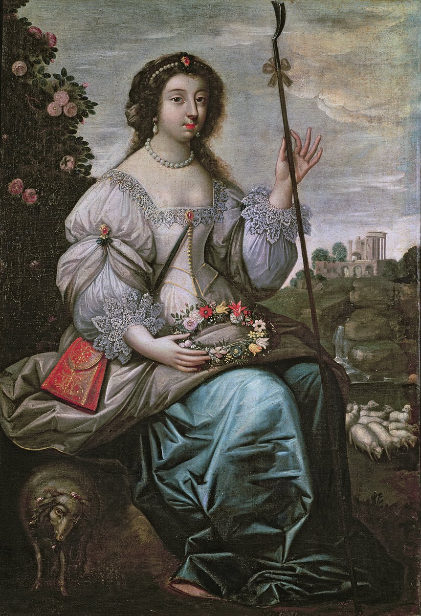 جولي دانجينز (1607-71) مثل Astree بواسطة كلود ديروت