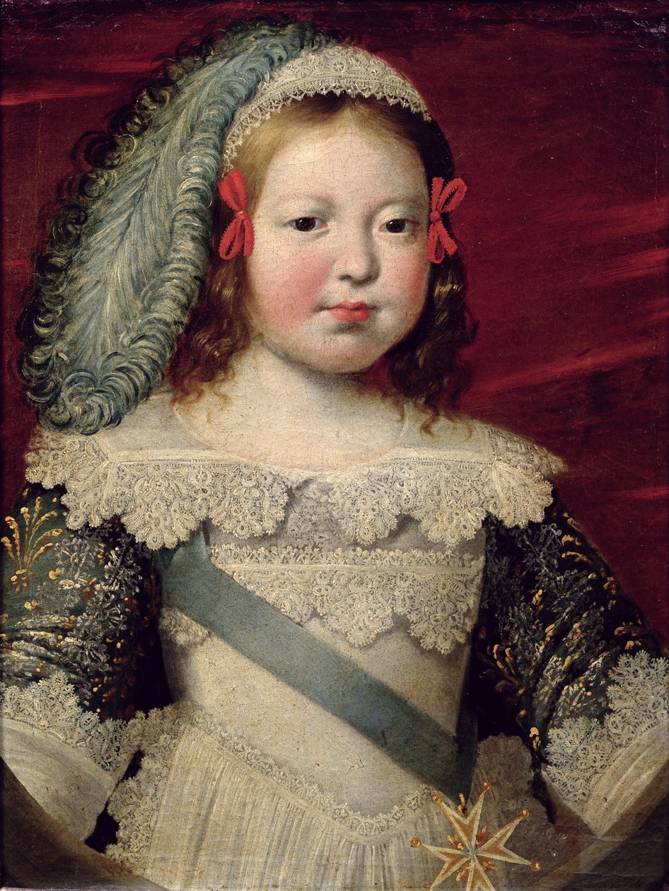 صورة لويس الرابع عشر (1638-1715) عندما كان طفلاً ، c.1641-42 بواسطة كلود ديروت