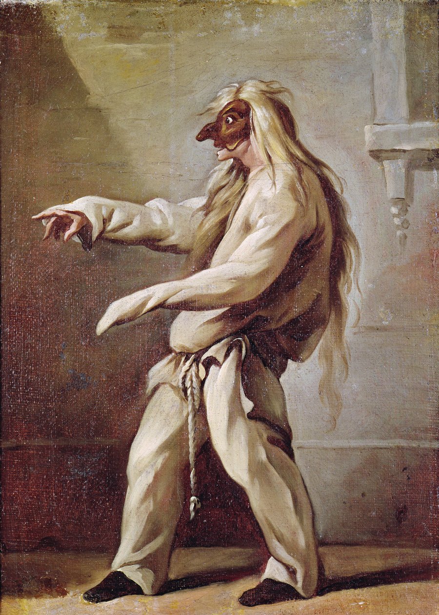 شخصية من Commedia dell&39;Arte بواسطة كلود جيلو