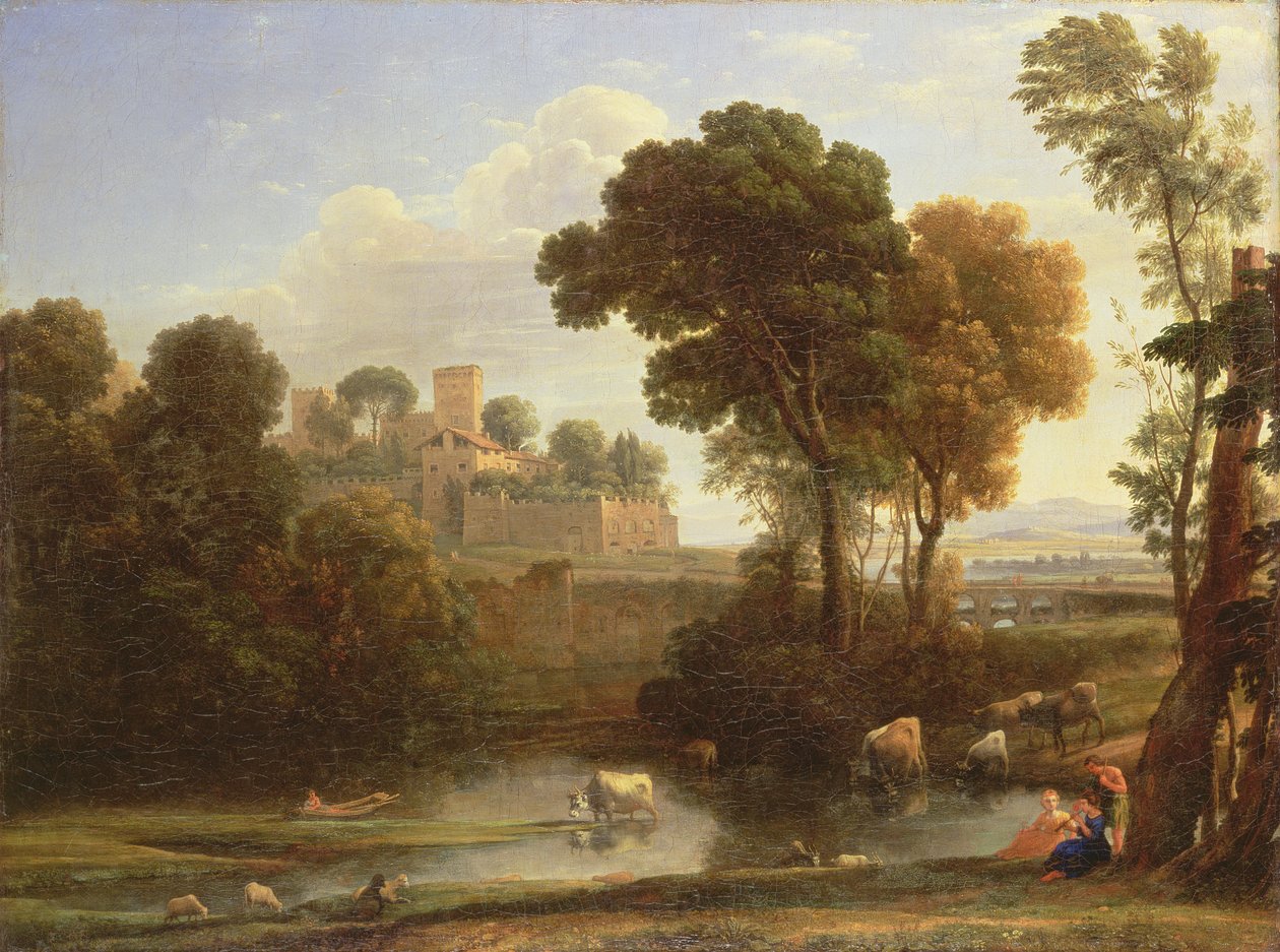المناظر الطبيعية الإيطالية ، 1648 بواسطة كلود لورين