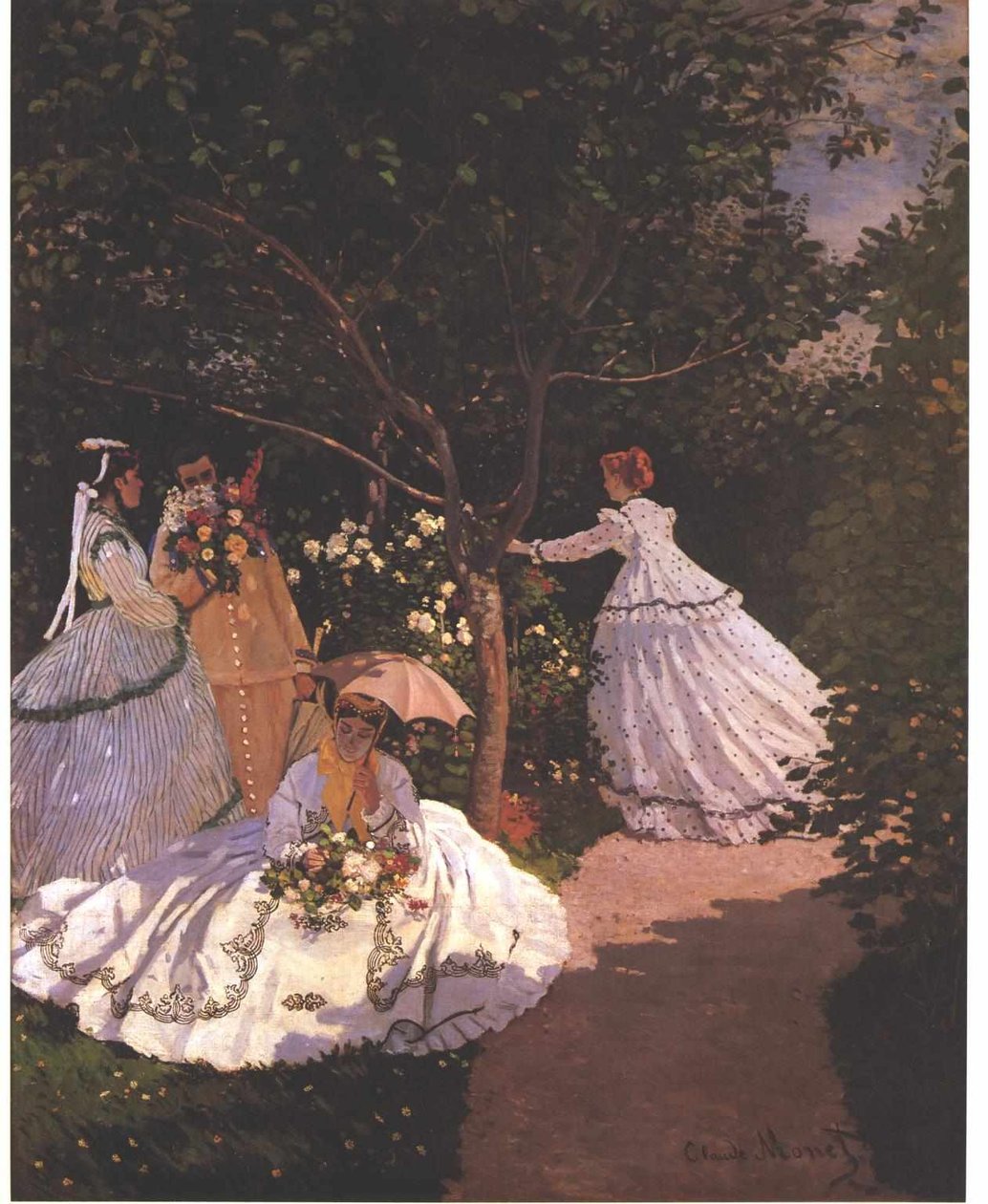 Femmes au jardinnEnglish: Women in the GardennEnglish: 1Frauen im Gartenn بواسطة كلود مونيه