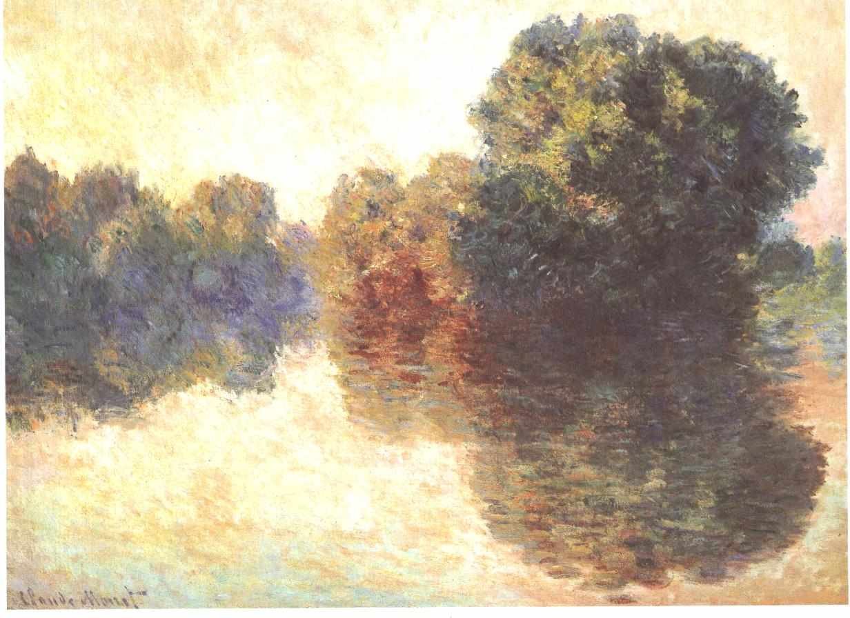 The Seine at Givernyn Deutsch: Die Seine at Givernyn الإنجليزية: Seine قرب Givernyn بواسطة كلود مونيه