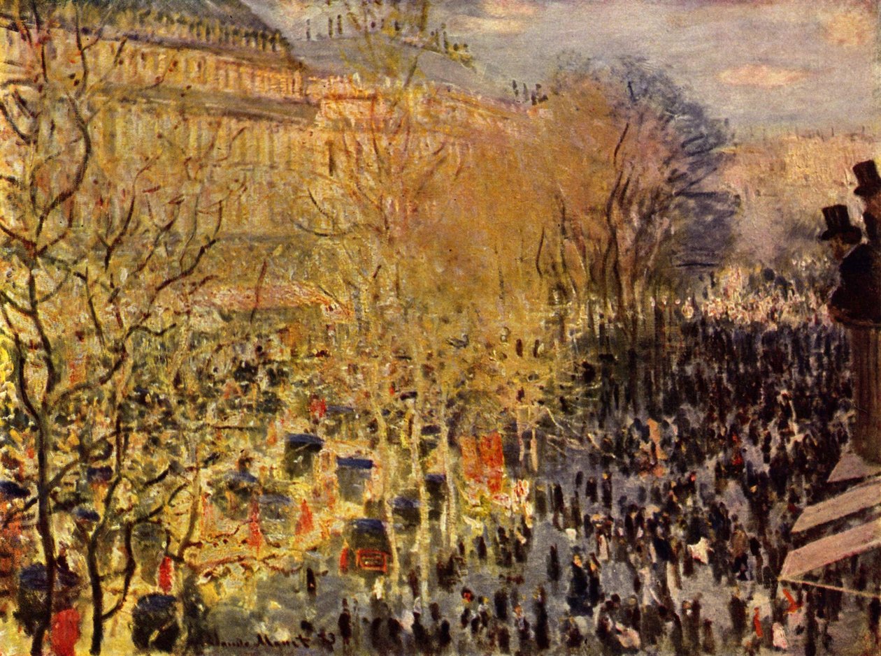 Boulevard des Capucines في باريس بواسطة كلود مونيه
