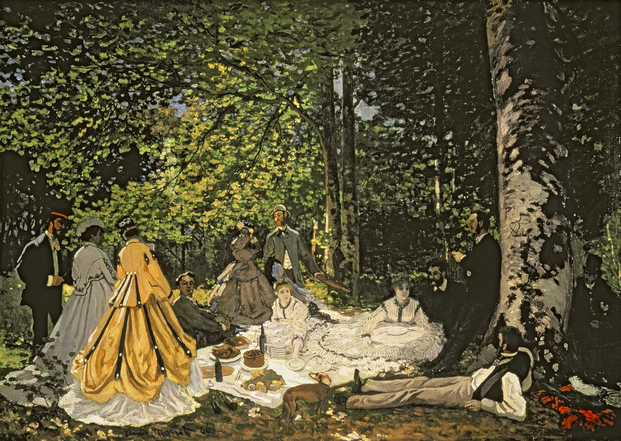 غداء على العشب ، 1865-1866 بواسطة كلود مونيه