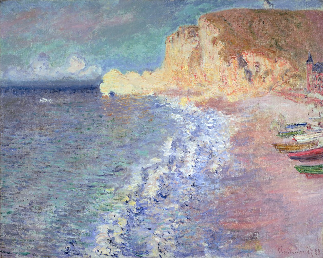 صباحًا في Etretat ، 1883 بواسطة كلود مونيه