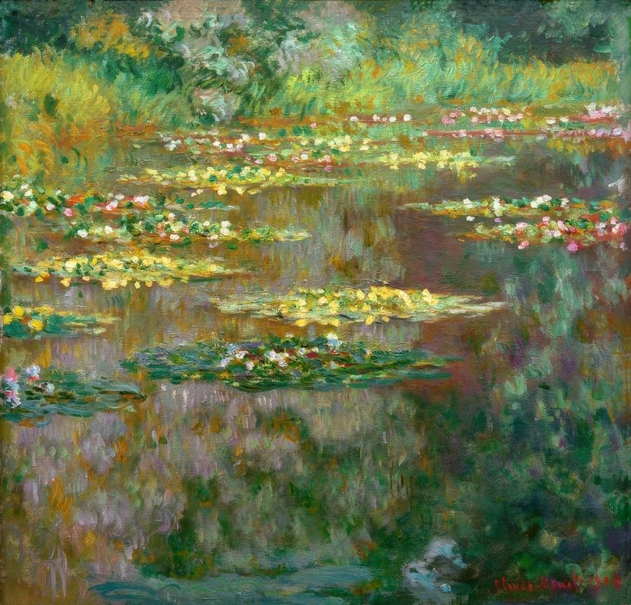 Nymphéas (زنابق الماء) بواسطة كلود مونيه