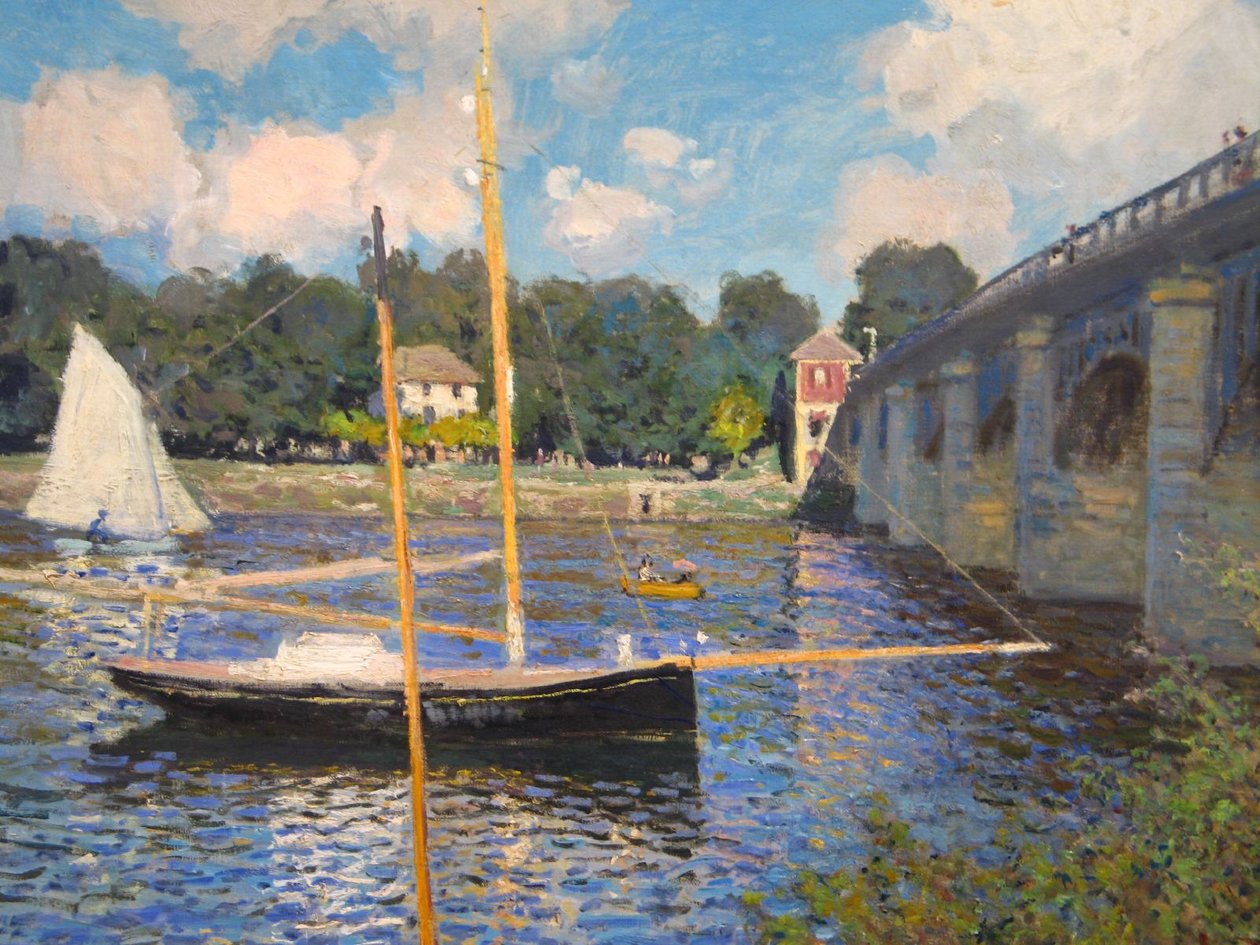Pont d&39;Argenteuil بواسطة كلود مونيه