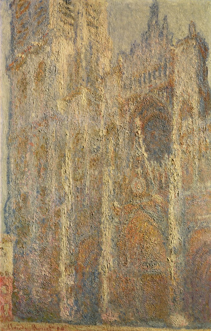 كاتدرائية روان ، منتصف النهار ، 1894 بواسطة كلود مونيه