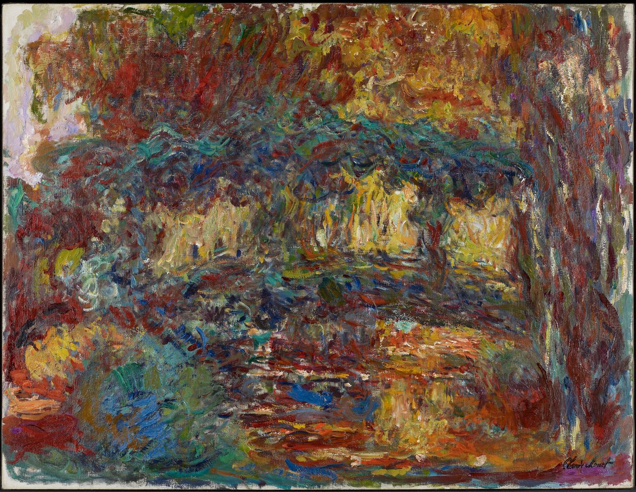 الجسر الياباني ، c.1923-25 بواسطة كلود مونيه