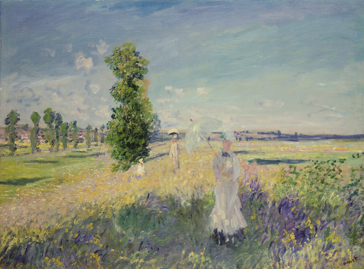 The Walk (Argenteuil) ، c.1872-75 بواسطة كلود مونيه