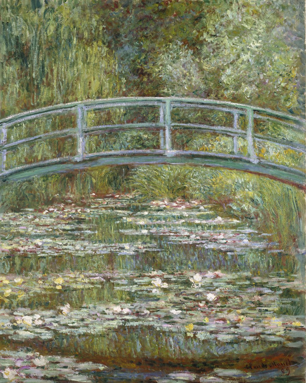 بركة Water-Lily (المعروفة أيضًا باسم الجسر الياباني) بواسطة كلود مونيه