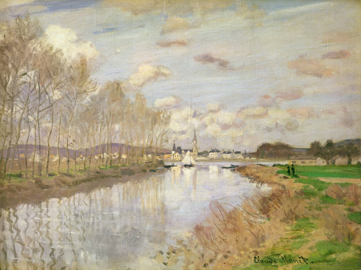 اليخت في Argenteuil ، 1875 بواسطة كلود مونيه