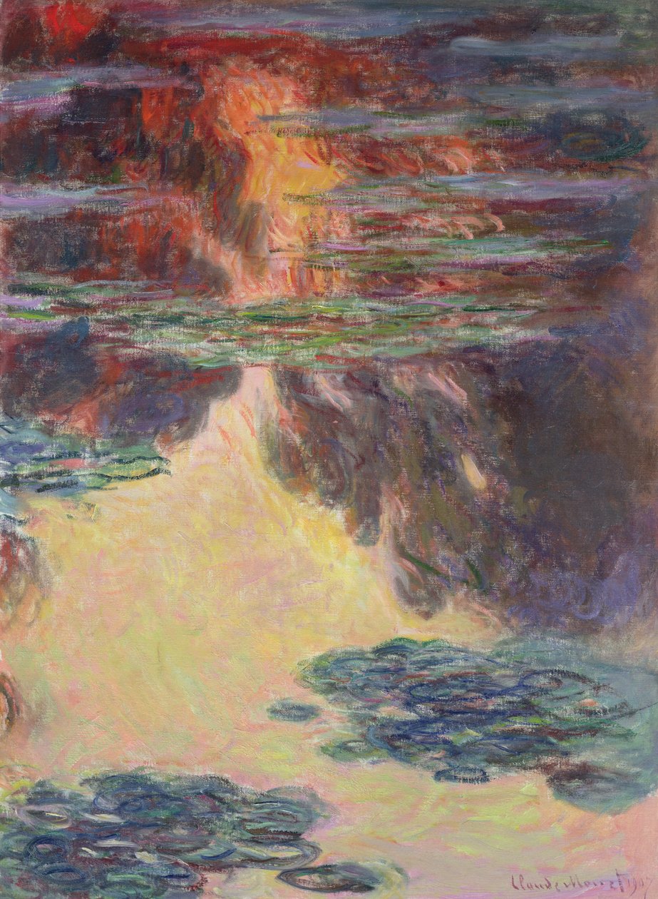 Waterlilies ، 1907 (انظر التفاصيل 382334) بواسطة كلود مونيه