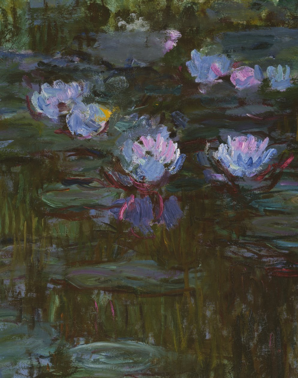 Waterlilies ، 1914-17 تفاصيل 158601 زيت على قماش بواسطة كلود مونيه