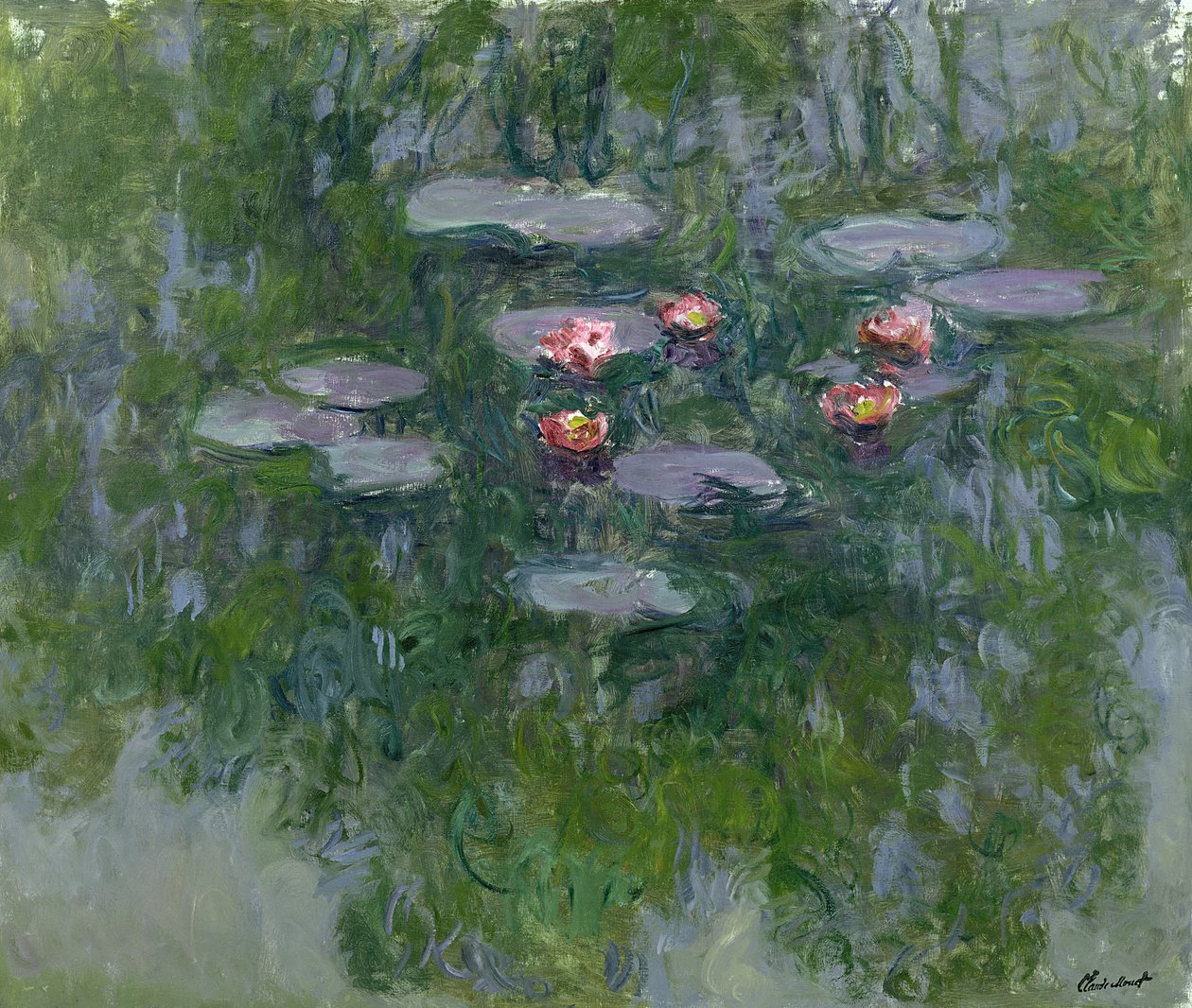 Waterlilies ، 1916-1919 بواسطة كلود مونيه