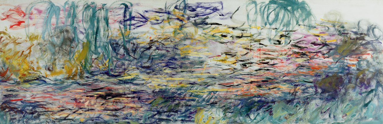 Waterlilies ، 1917-19 (انظر التفاصيل 414401 و 414402) بواسطة كلود مونيه