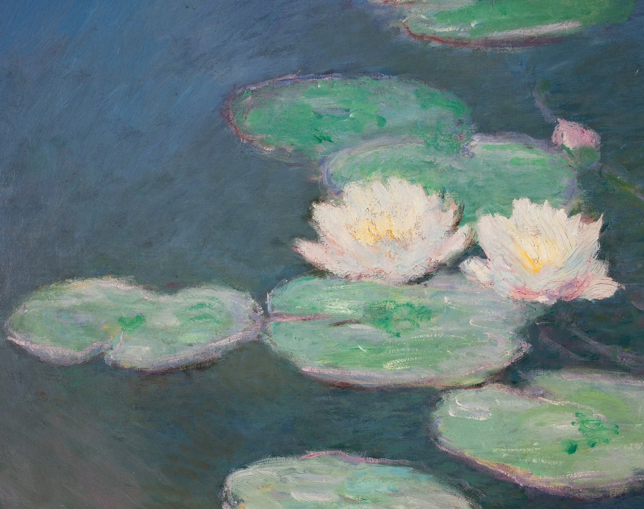 Waterlilies ، مساء ؛ التفاصيل (انظر أيضًا 154665) بواسطة كلود مونيه