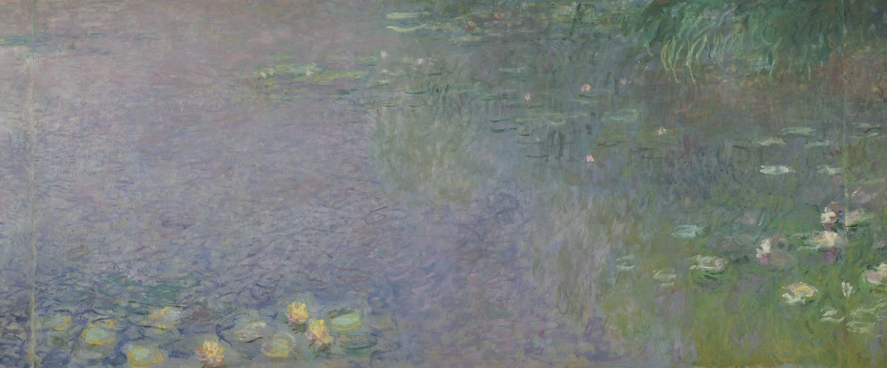 Waterlilies: صباح ، 1914-18 (القسم الأيمن الأوسط) بواسطة كلود مونيه