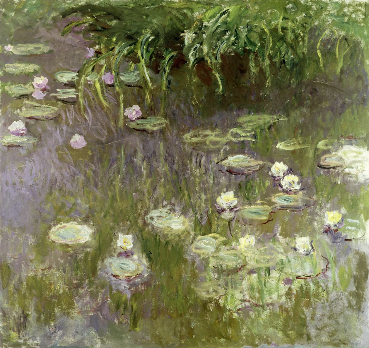 Waterlilies في منتصف النهار ، 1918 بواسطة كلود مونيه