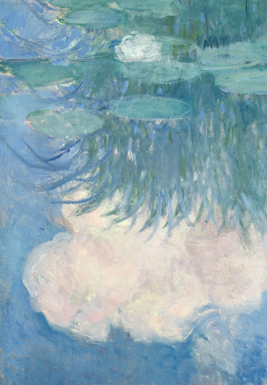 Waterlilies ، التفاصيل ، 1914-17 (انظر أيضًا 82318) بواسطة كلود مونيه