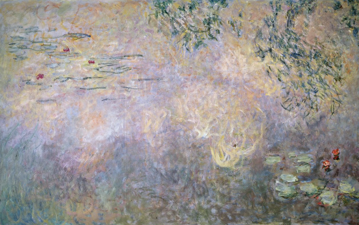 تفاصيل Waterlilies من الجزء السفلي ، 1910 بواسطة كلود مونيه