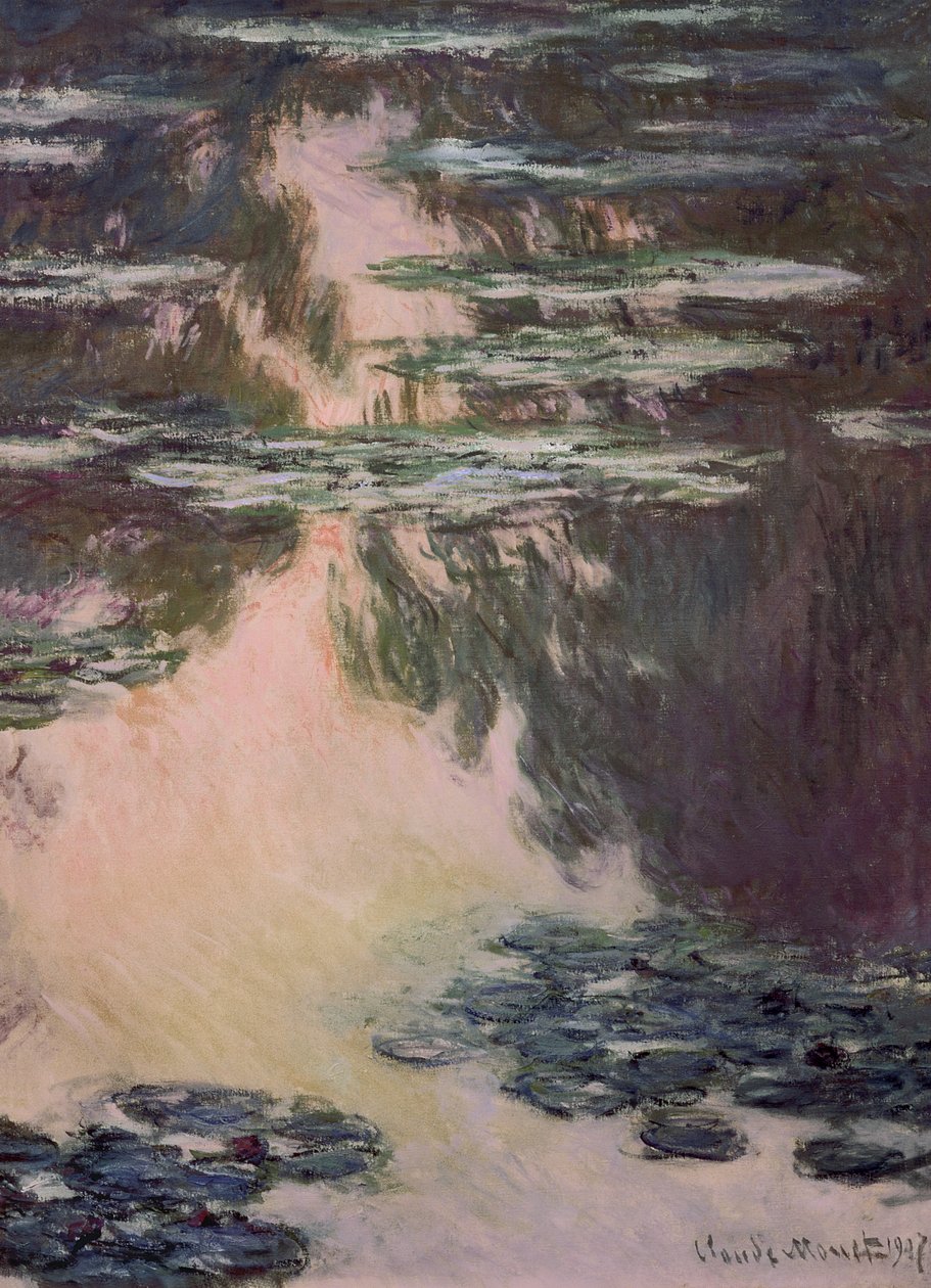 Waterlilies with Weeping Willows ، 1907 بواسطة كلود مونيه