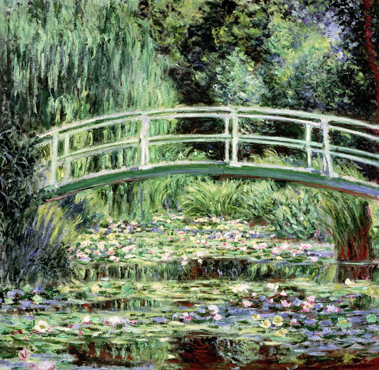 Waterlilies الأبيض ، 1899 بواسطة كلود مونيه