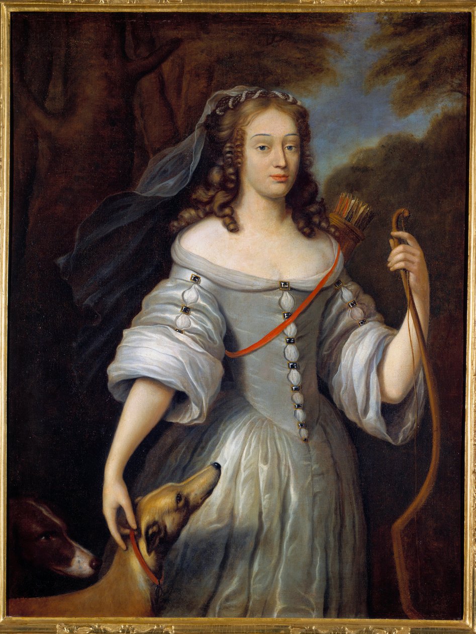 Portrait of Louise Francoise de la Baume le Blanc (Louise Francoise de la Valliere) Madame de la Valliere بواسطة كلود (بعد) ليفيفر