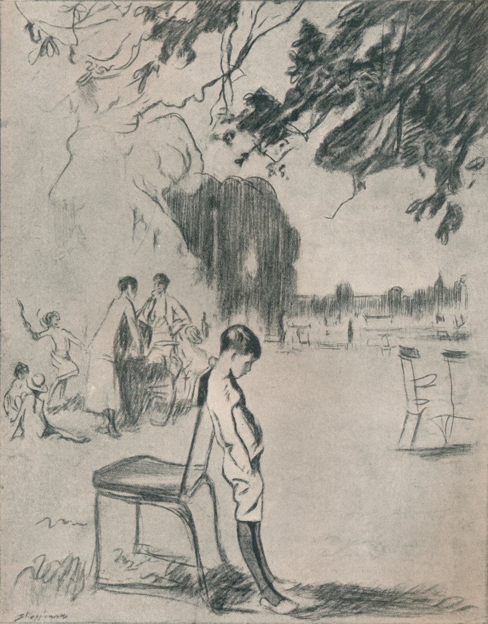 أنا مريض حتى وفاة النساء من الصبي ، c1900 بواسطة كلود ألين شيبرسون